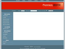 Tablet Screenshot of pionniers.008th.be