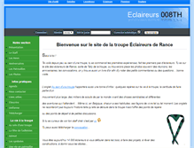 Tablet Screenshot of eclaireurs.008th.be